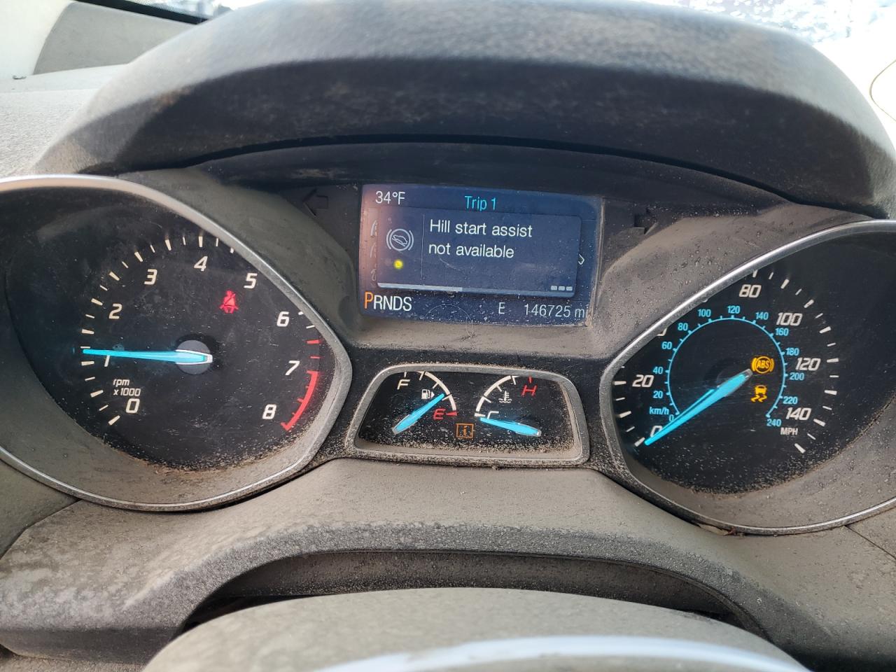 2014 Ford Escape VIN 1FMCU0F71EUD51422 Copart auction photo, side damage thumbnail 9