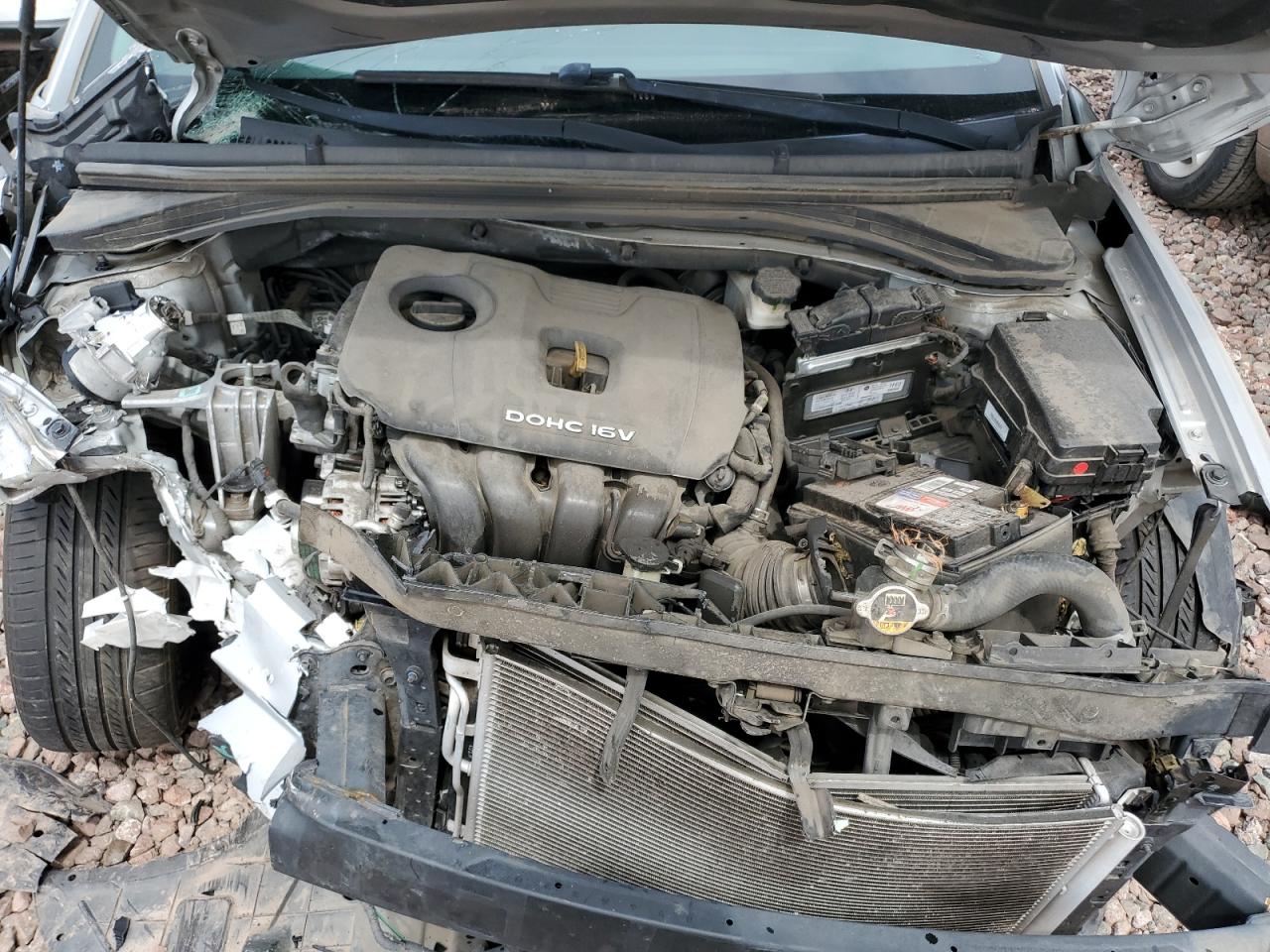 2018 Hyundai Elantra VIN 5NPD84LFXJH310419 Copart auction photo, front end damage thumbnail 13