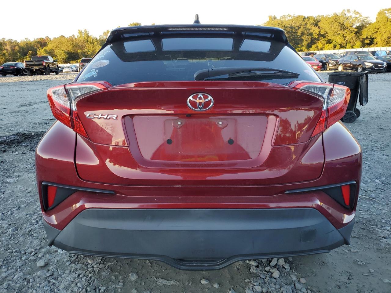 2019 Toyota C-HR VIN NMTKHMBXXKR077170 Copart auction photo, front end / side damage thumbnail 6