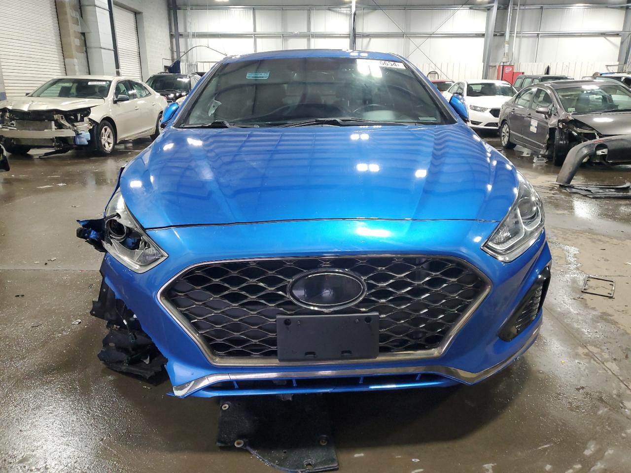 2018 Hyundai Sonata VIN 5NPE34AF4JH639915 Copart auction photo, all over damage thumbnail 5