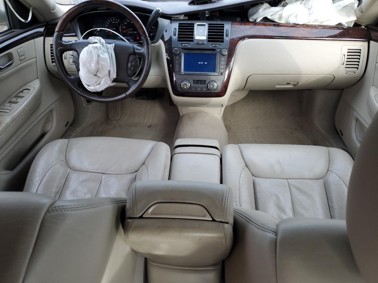 2011 Cadillac DTS VIN 1G6KH5E64BU105909 Copart auction photo, front end / side damage thumbnail 8