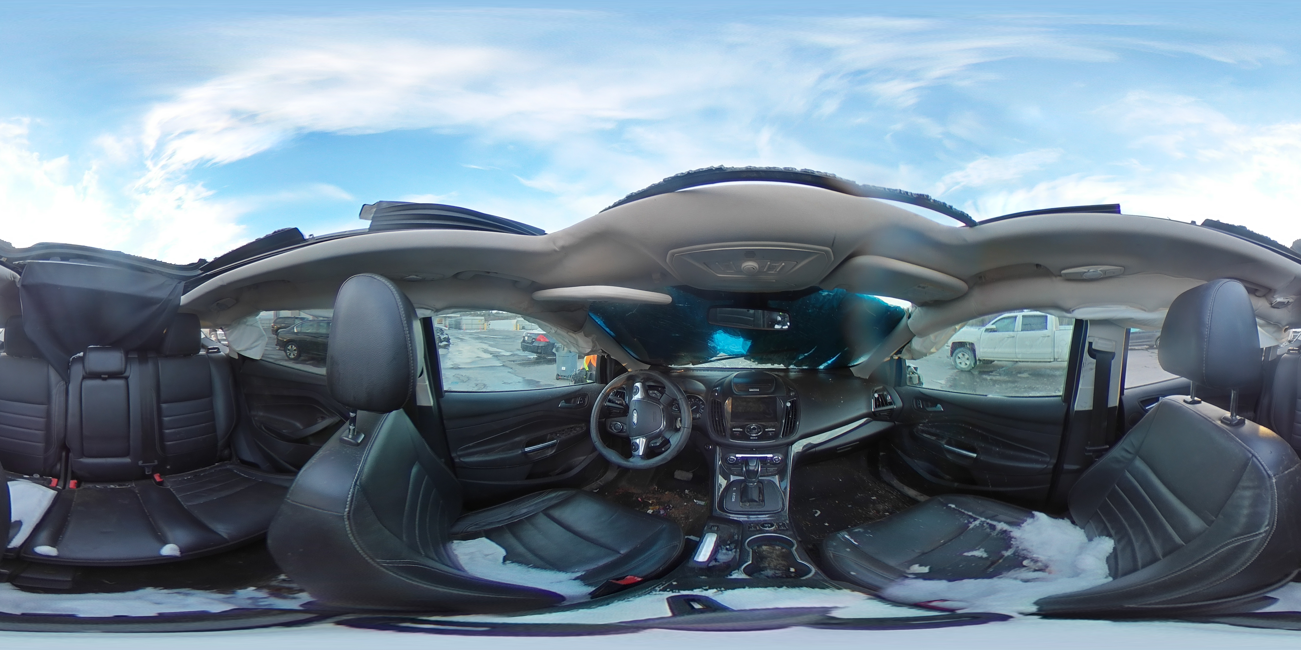 2014 Ford Escape VIN 1FMCU9J98EUD82082 Copart auction photo, all over damage thumbnail 13