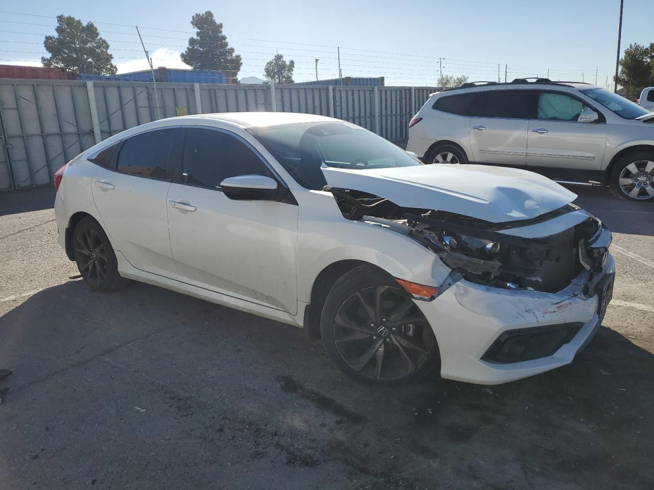 2019 Honda Civic VIN 19XFC2F84KE008395 Copart auction photo, front end damage thumbnail 4