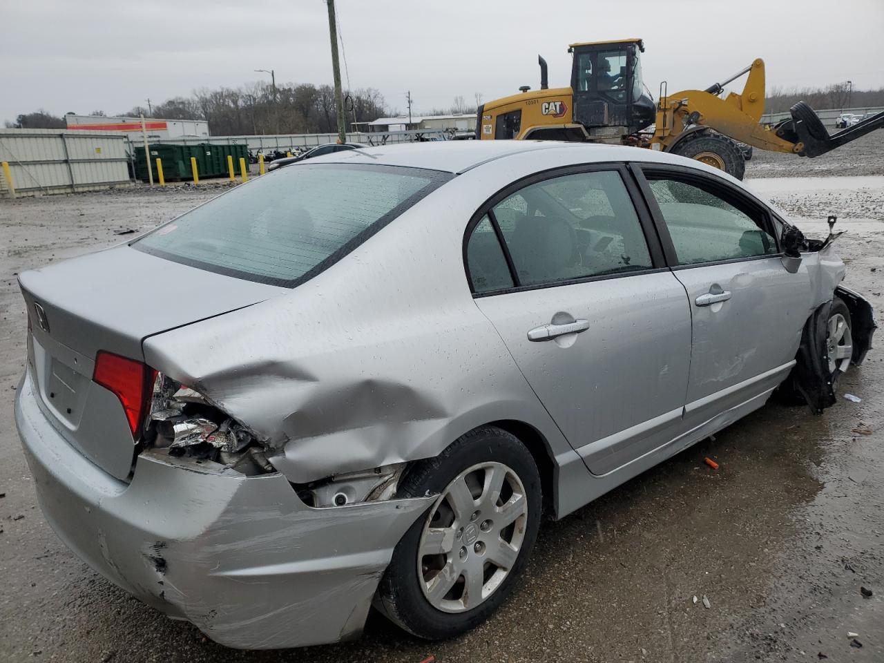 2008 Honda Civic VIN 1HGFA16598L054151 Copart auction photo, front end / side damage thumbnail 3