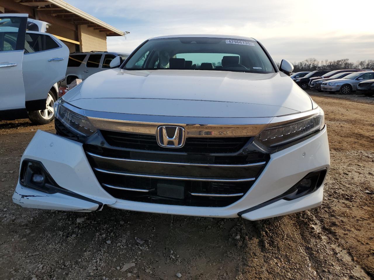 2022 Honda Accord VIN 1HGCV3F98NA013667 Copart auction photo, front end / side damage thumbnail 5