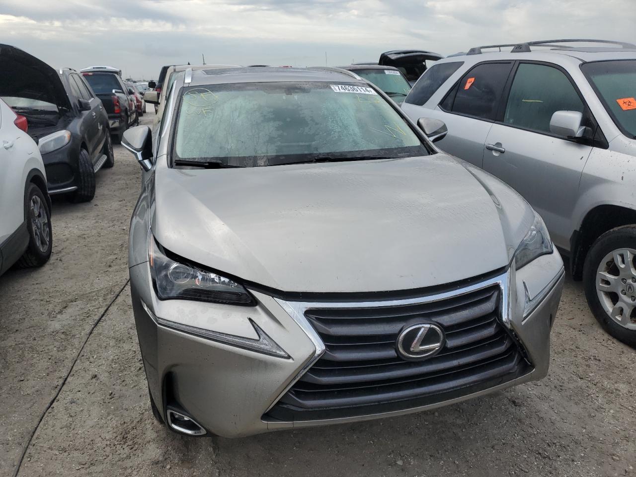 2015 Lexus NX VIN JTJBARBZ3F2046177 Copart auction photo, water/flood damage thumbnail 5
