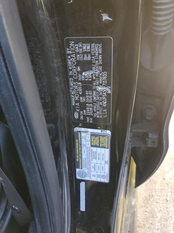 2015 KIA Soul VIN KNDJP3A52F7117655 Copart auction photo, rear end damage thumbnail 12