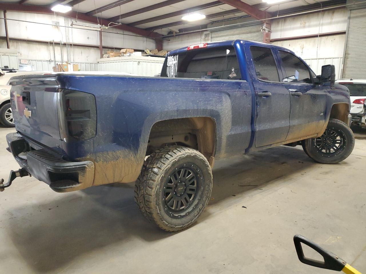2014 Chevrolet Silverado VIN 1GCVKREC0EZ174712 Copart auction photo, front end / side damage thumbnail 3