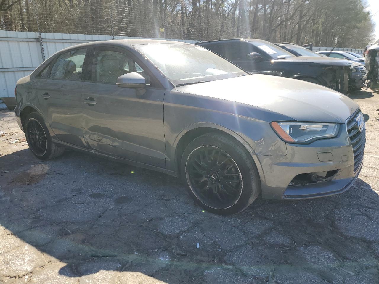 2015 Audi A3 VIN WAUBFGFF8F1078716 Copart auction photo, rear end / side damage thumbnail 4