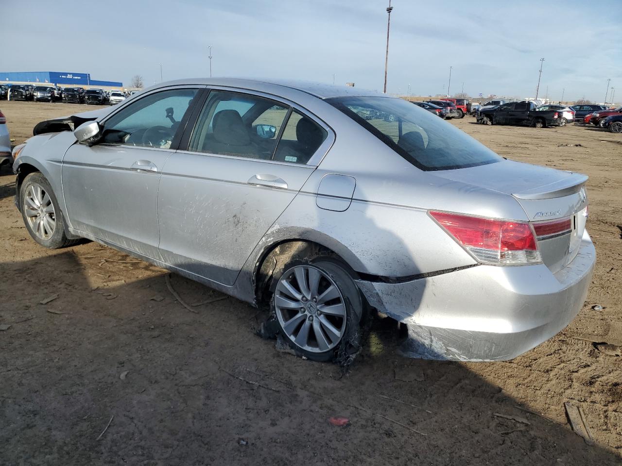 2011 Honda Accord VIN 1HGCP2F79BA043064 Copart auction photo, front end / rear end damage thumbnail 2