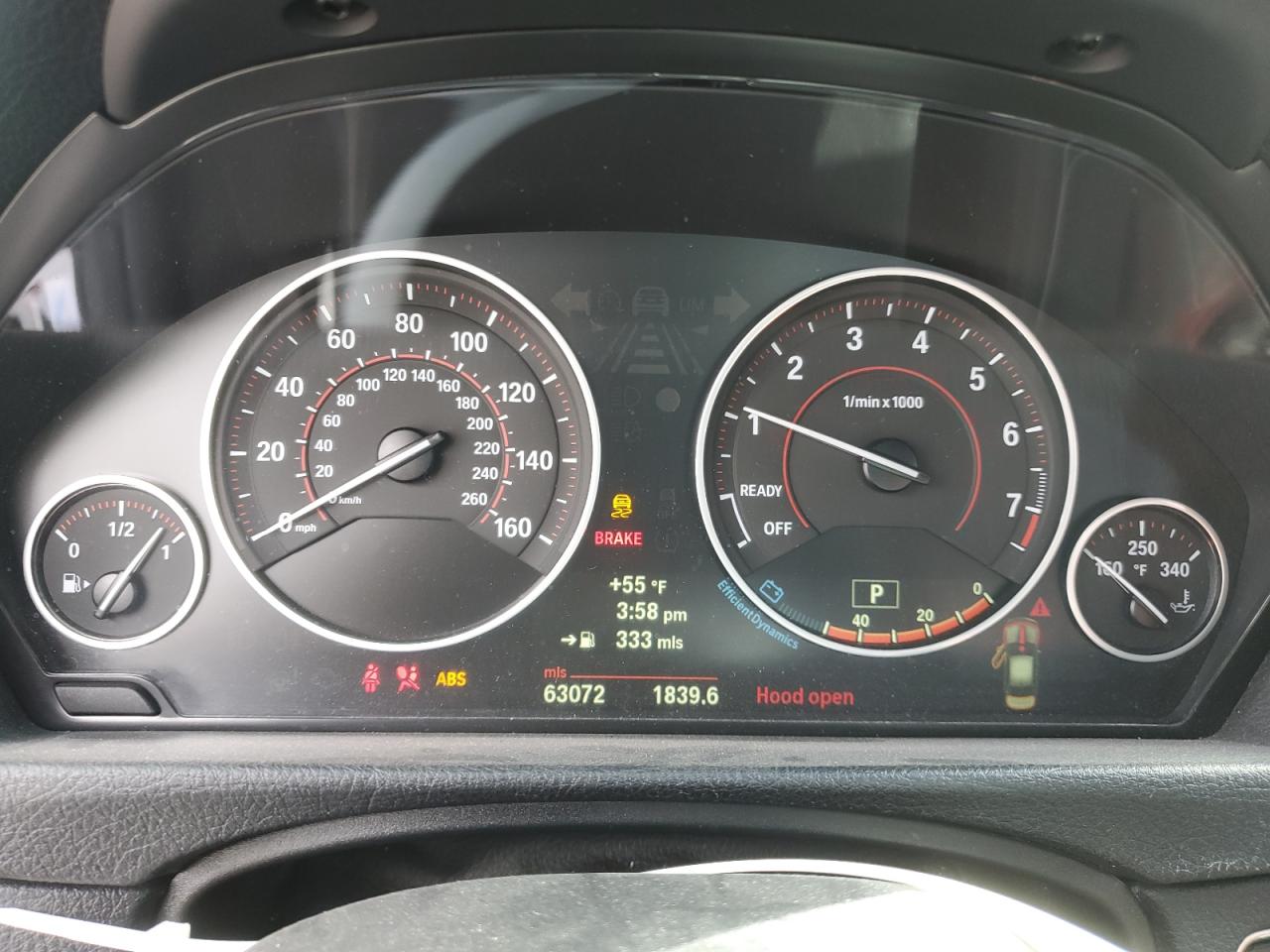 2013 BMW 3er VIN WBA3A5C57DF603834 Copart auction photo, side / front end damage thumbnail 9