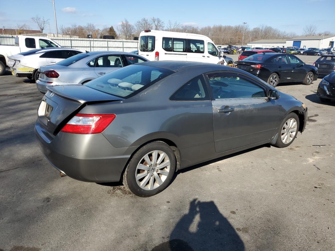 2007 Honda Civic VIN 2HGFG12697H505314 Copart auction photo, rear end / front end damage thumbnail 3