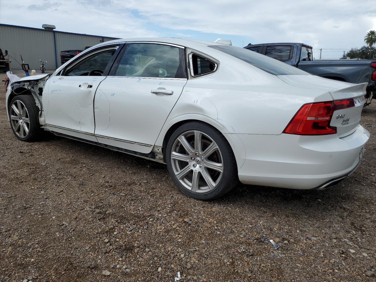 2020 Volvo S90 VIN LVYA22MLXLP178372 Copart auction photo, all over damage thumbnail 2