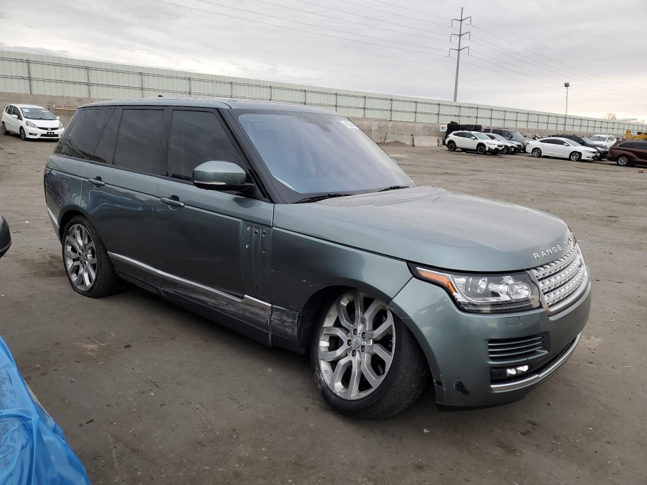 2016 Land Rover Range Rover VIN SALGS2VFXGA277365 Copart auction photo, side / undercarriage damage thumbnail 4