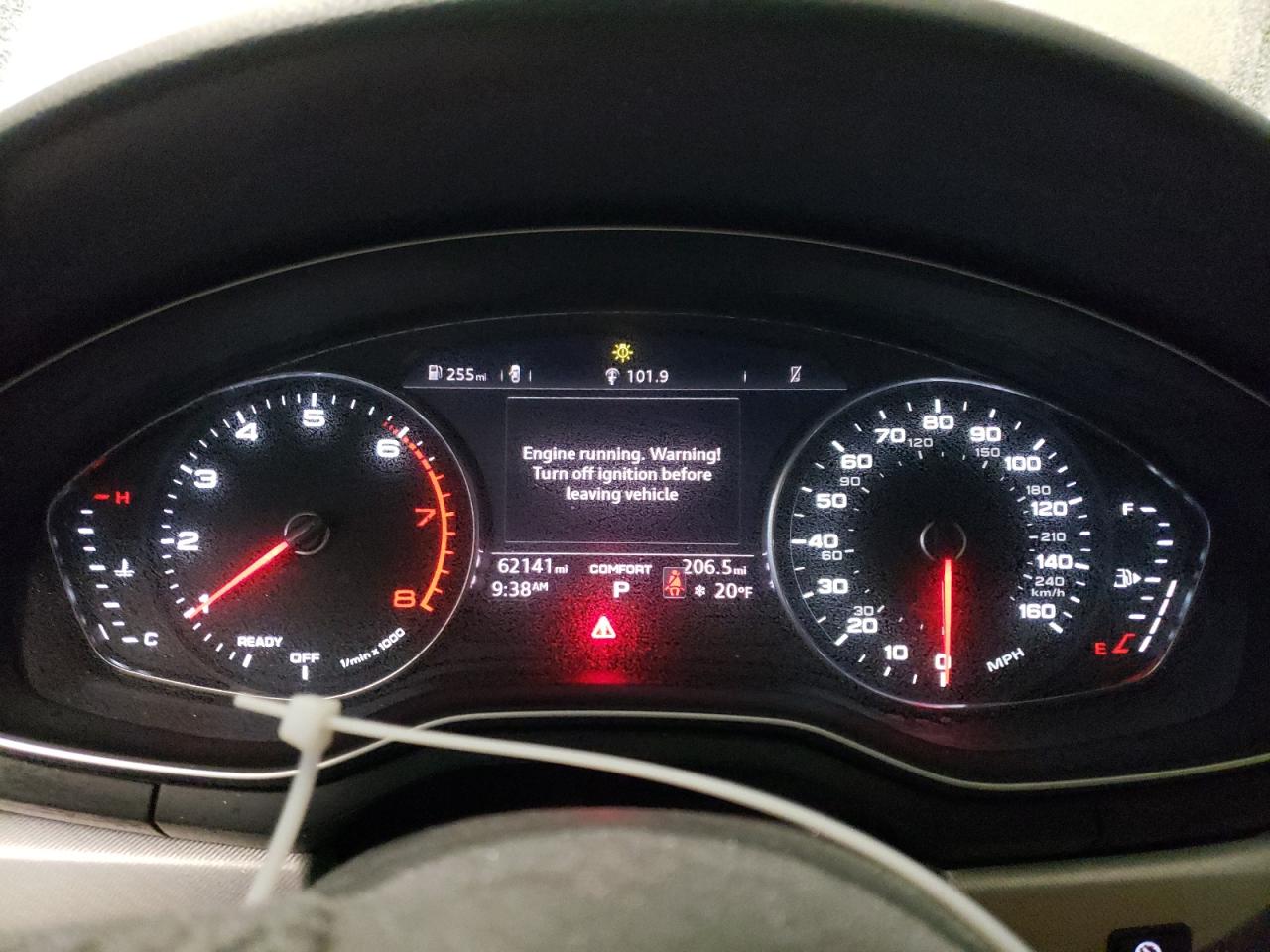 2018 Audi A4 VIN WAUDNAF48JA162888 Copart auction photo, front end damage thumbnail 9