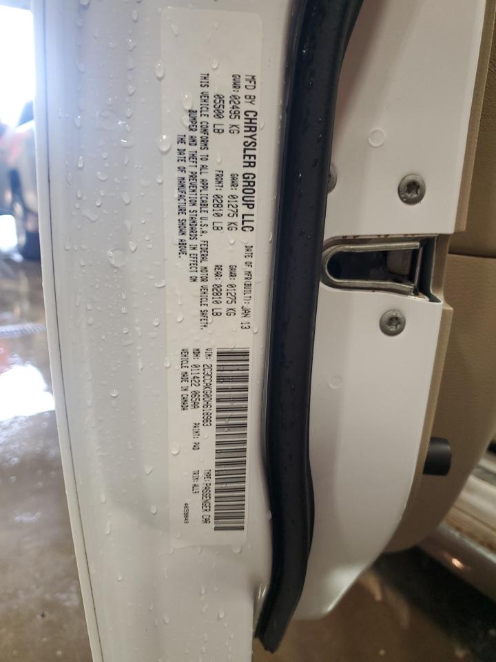 2013 Chrysler 300 VIN 2C3CCAKG0DH618963 Copart auction photo, front end damage thumbnail 13