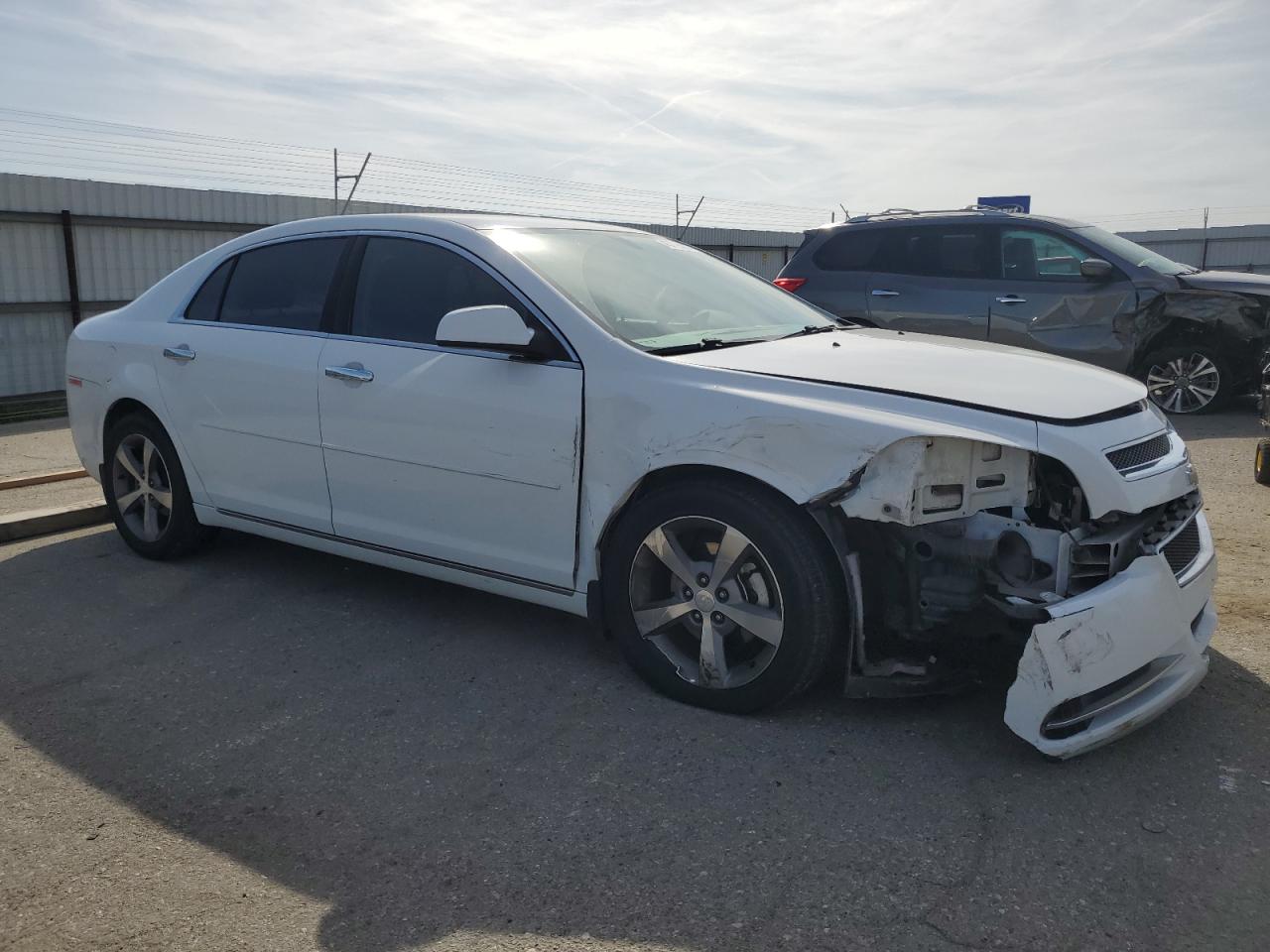 2012 Chevrolet Malibu VIN 1G1ZC5E04CF257953 Copart auction photo, front end / side damage thumbnail 4