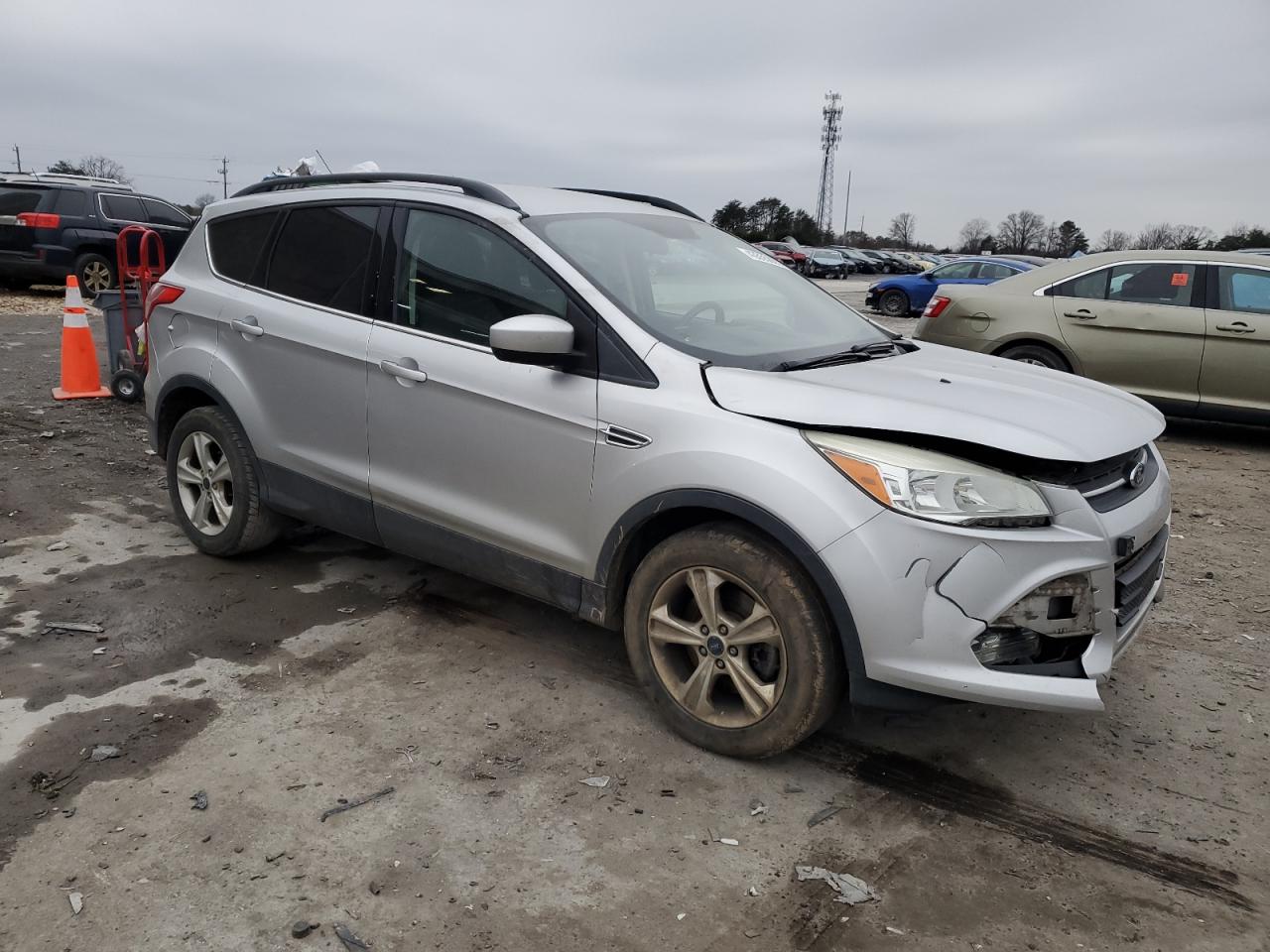2014 Ford Escape VIN 1FMCU9GX6EUE45606 Copart auction photo, front end damage thumbnail 4