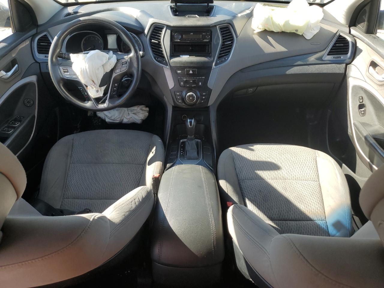 2016 Hyundai Santa Fe VIN 5XYZTDLB1GG322976 Copart auction photo, front end damage thumbnail 8