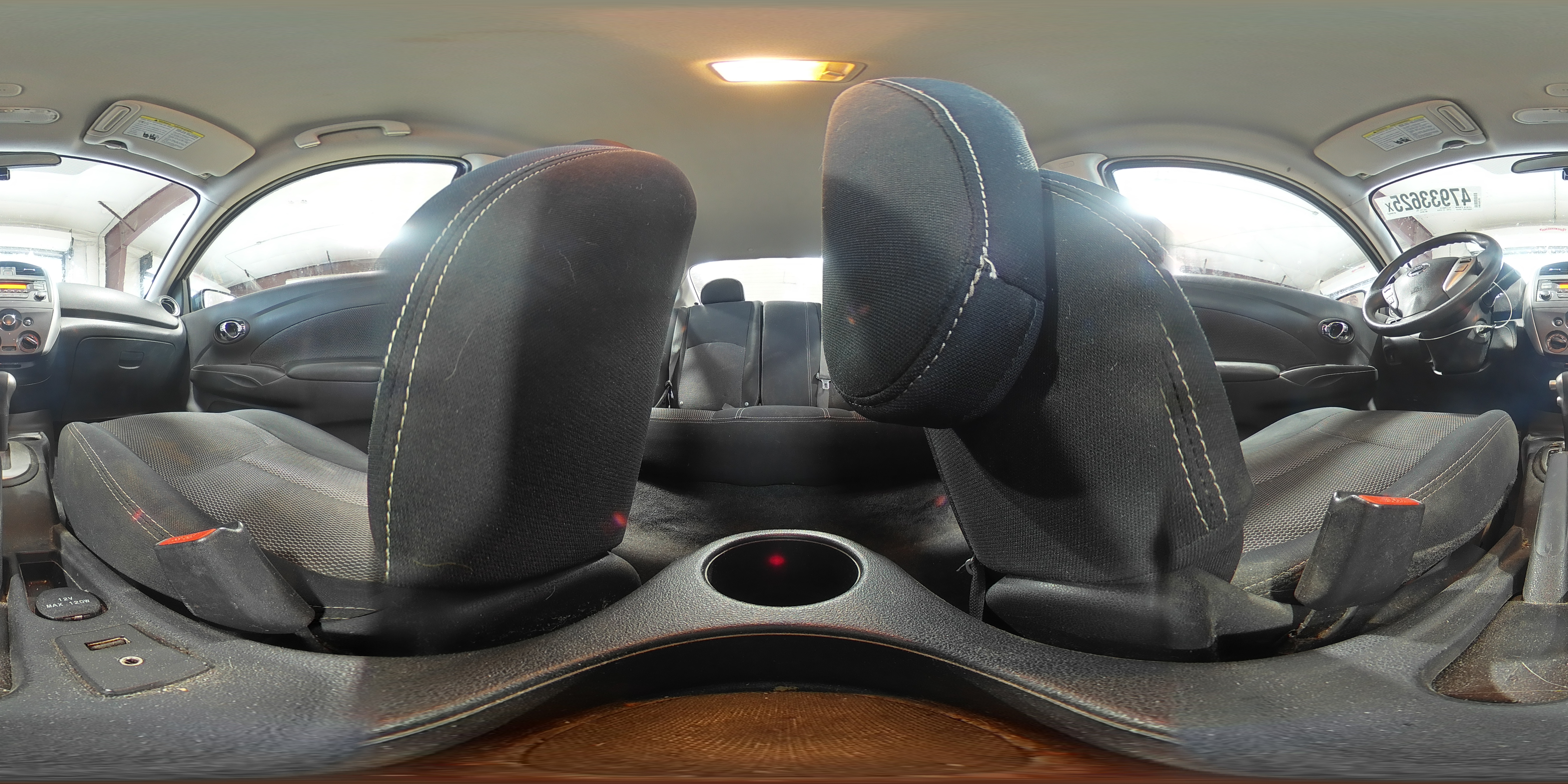 2015 Nissan Versa VIN 3N1CN7AP2FL869443 Copart auction photo, side / front end damage thumbnail 14