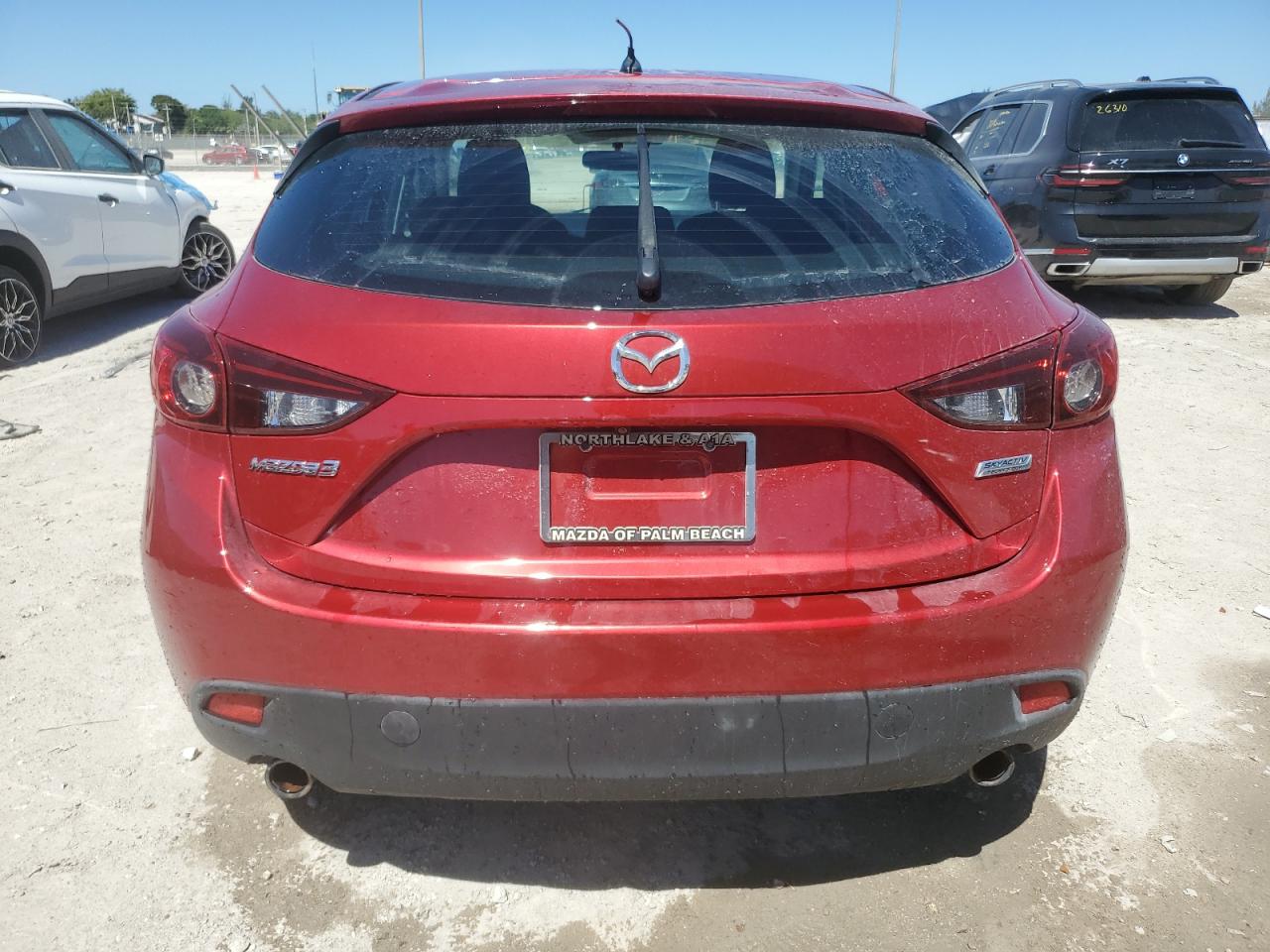 2016 Mazda 3 VIN 3MZBM1K75GM269323 Copart auction photo, side / front end damage thumbnail 6