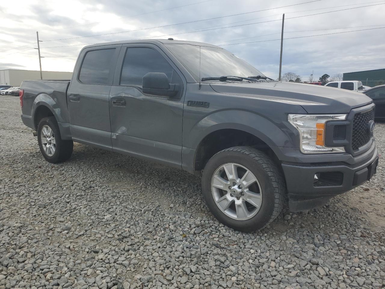 2018 Ford F-150 VIN 1FTEW1EPXJFC22236 Copart auction photo, side / rear end damage thumbnail 4