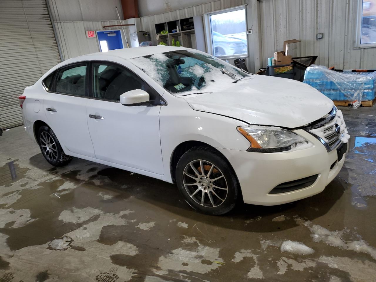 2014 Nissan Sentra VIN 3N1AB7AP3EY336762 Copart auction photo, front end damage thumbnail 4