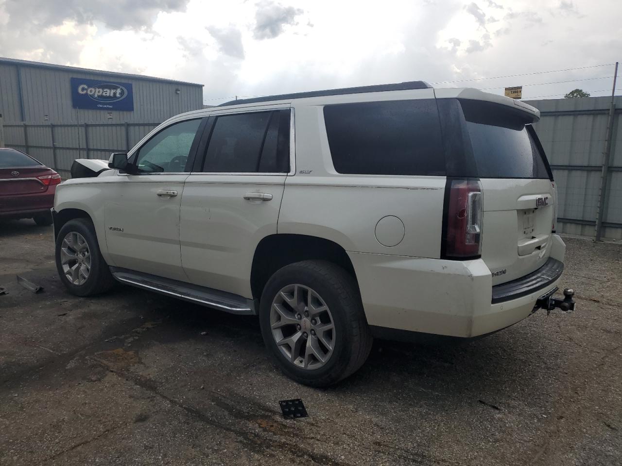 2015 GMC Yukon VIN 1GKS1BKC9FR100891 Copart auction photo, front end damage thumbnail 2