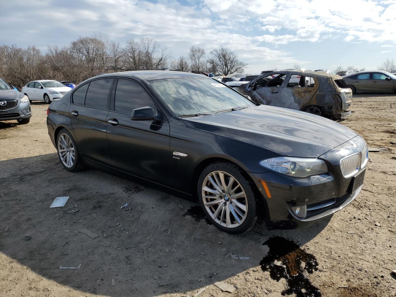2011 BMW 5er VIN WBAFU9C54BC783459 Copart auction photo, mechanical / minor dent/scratches damage thumbnail 4