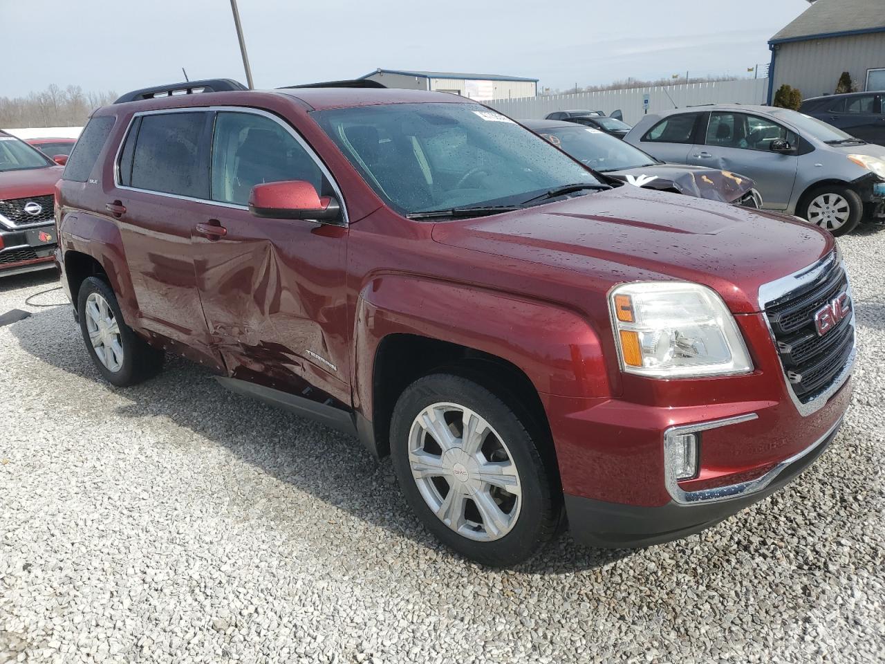 2016 GMC Terrain VIN 2GKALNEK5G6345176 Copart auction photo, side damage thumbnail 4