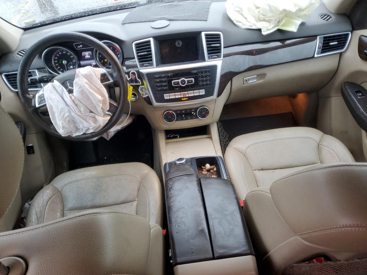 2014 Mercedes-Benz M-klasse VIN 4JGDA5HB6EA365183 Copart auction photo, front end damage thumbnail 8