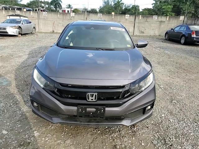 2020 Honda Civic VIN 2HGFC2F87LH549237 Copart auction photo, side damage thumbnail 13