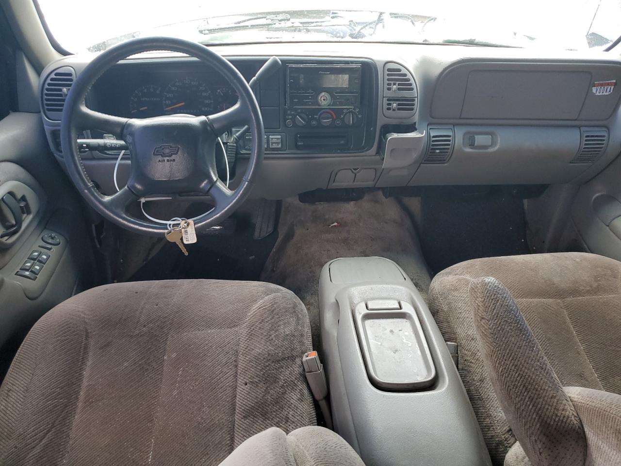 1999 Chevrolet Tahoe VIN 1GNEK13R7XJ345814 Copart auction photo, front end / rear end damage thumbnail 8