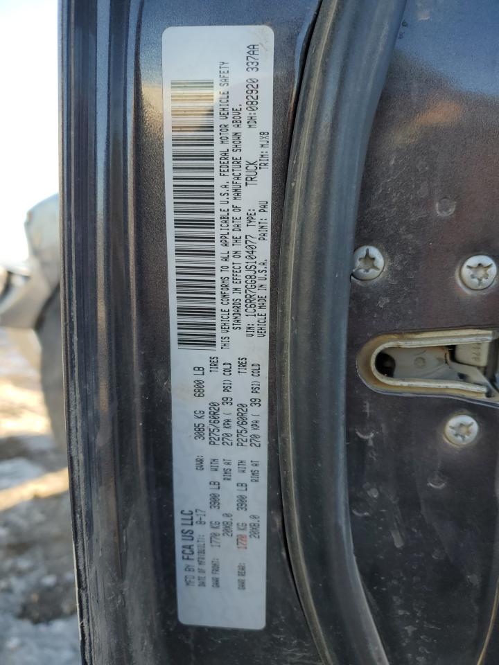 2018 RAM 1500 VIN 1C6RR7GG8JS104077 Copart auction photo, front end / undercarriage damage thumbnail 14