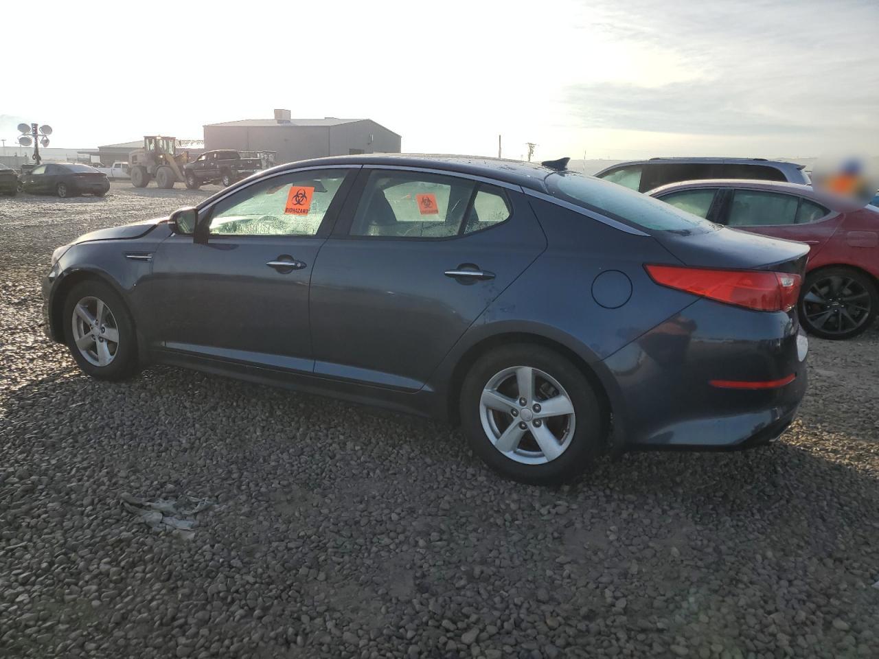 2015 KIA Optima VIN KNAGM4A7XF5546562 Copart auction photo, front end damage thumbnail 2