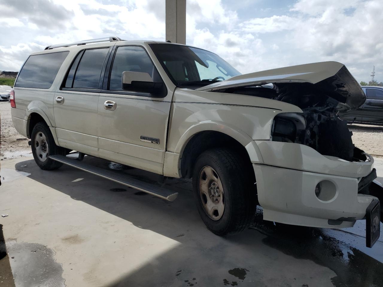 2008 Ford Expedition VIN 1FMFK19558LA27953 Copart auction photo, front end / minor dent/scratches damage thumbnail 4