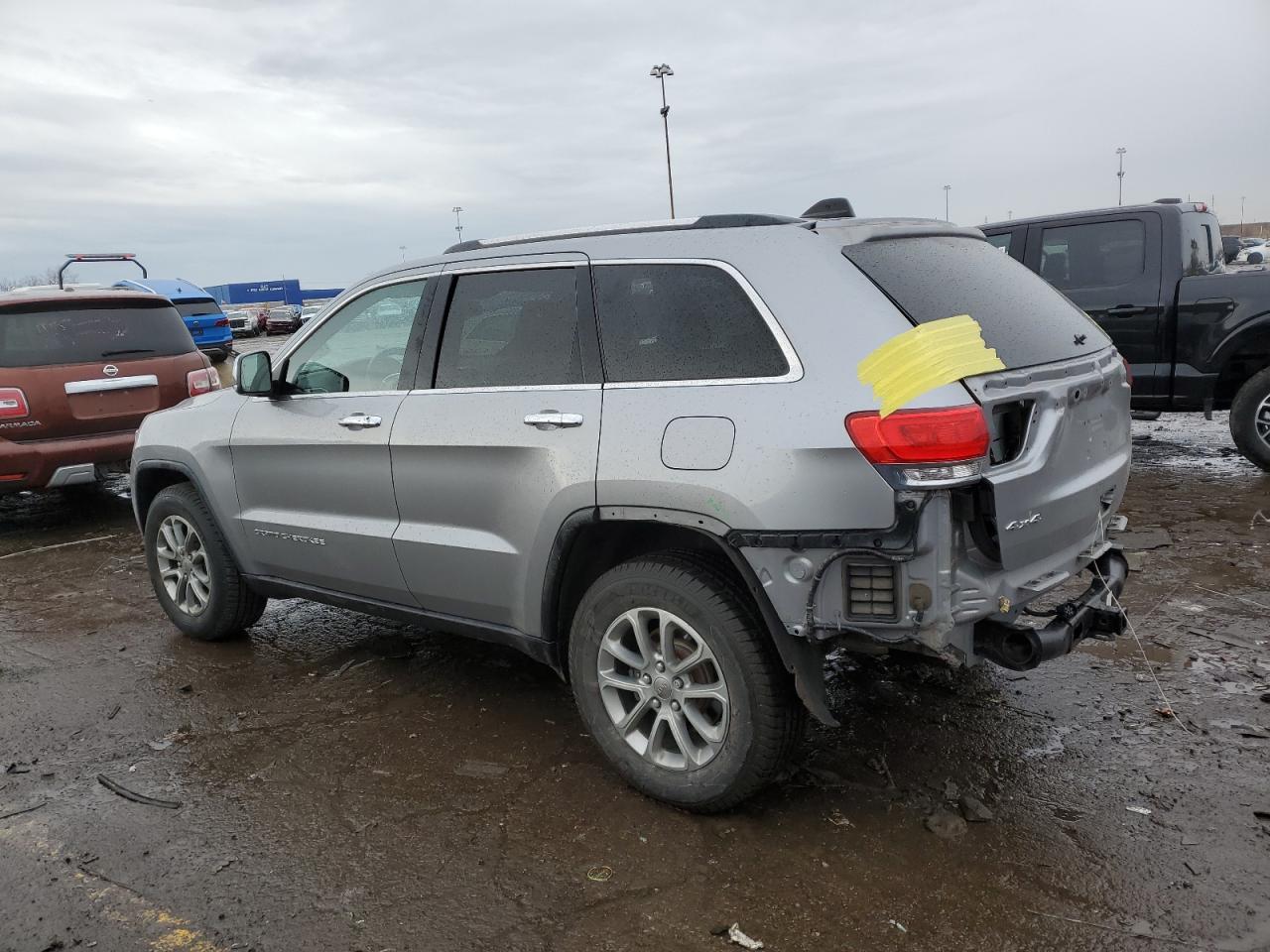 2015 Jeep Grand Cherokee VIN 1C4RJFBG3FC178624 Copart auction photo, rear end damage thumbnail 2