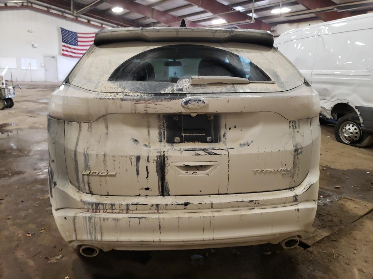 2017 Ford Edge VIN 2FMPK4K84HBB84027 Copart auction photo, side / front end damage thumbnail 6