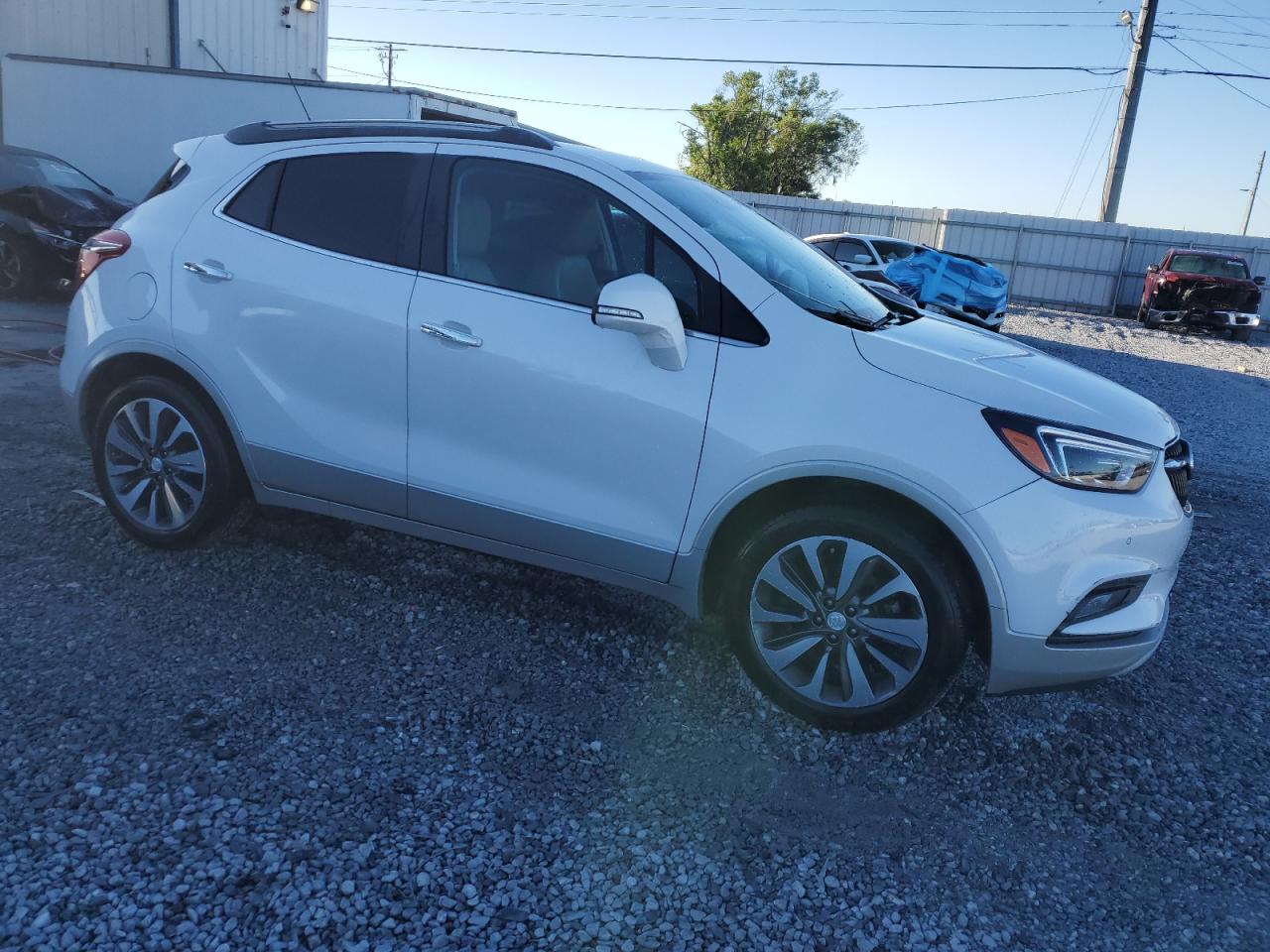 2018 Buick Encore VIN KL4CJDSB2JB553779 Copart auction photo, front end damage thumbnail 4