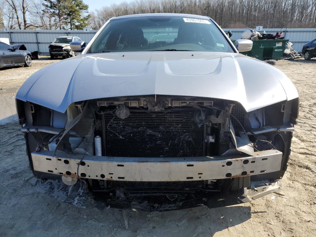 2013 Dodge Charger VIN 2C3CDXBG7DH639485 Copart auction photo, front end / mechanical damage thumbnail 5
