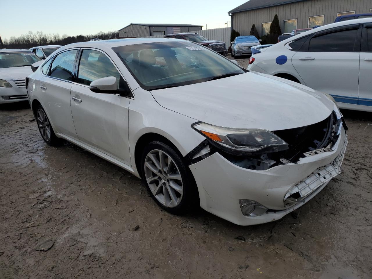 2014 Toyota Avalon VIN 4T1BK1EB8EU111717 Copart auction photo, front end / rear end damage thumbnail 4