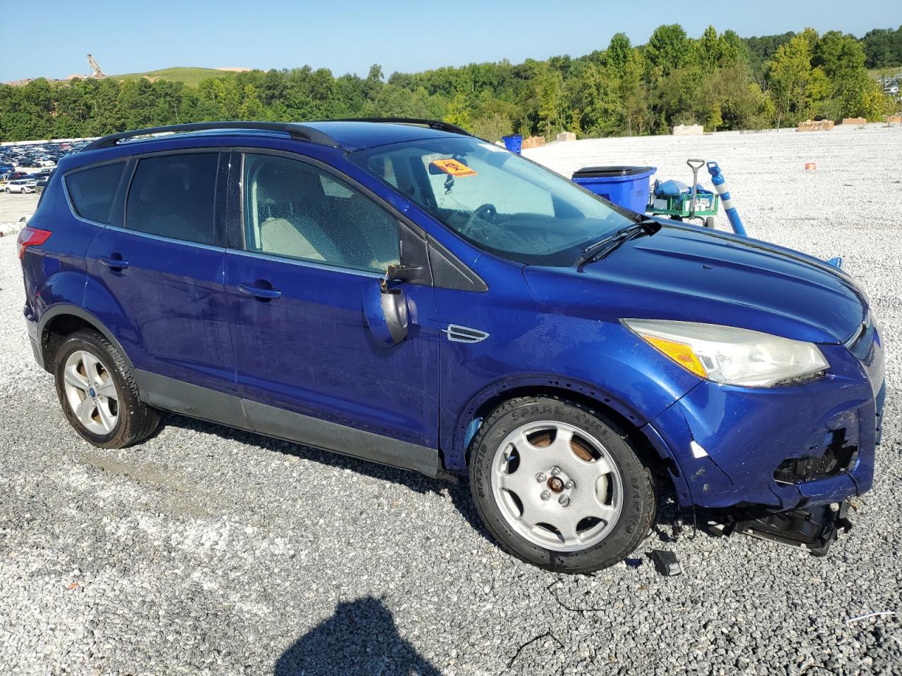2014 Ford Escape VIN 1FMCU0GX0EUB38895 Copart auction photo, biohazard/chemical / front end damage thumbnail 4