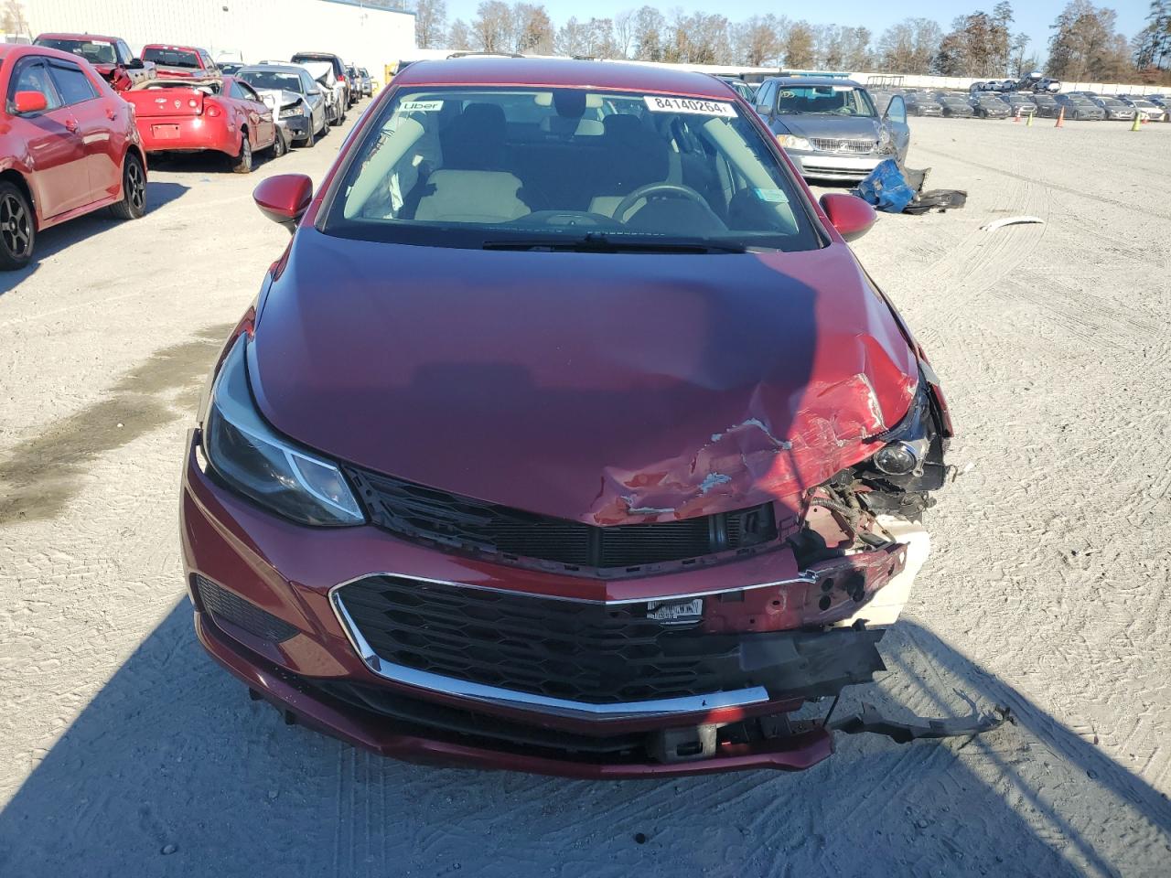 2017 Chevrolet Cruze VIN 1G1BE5SMXH7200774 Copart auction photo, front end damage thumbnail 5