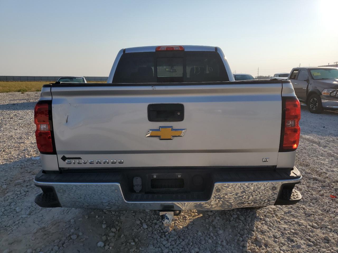2014 Chevrolet Silverado VIN 3GCPCREC6EG522745 Copart auction photo, front end / side damage thumbnail 6