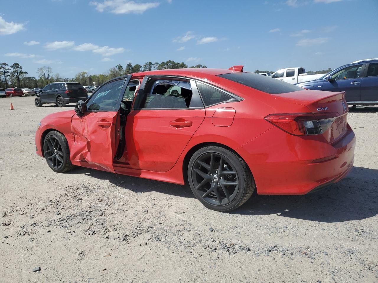 2024 Honda Civic VIN 2HGFE2F57RH515372 Copart auction photo, side / minor dent/scratches damage thumbnail 2