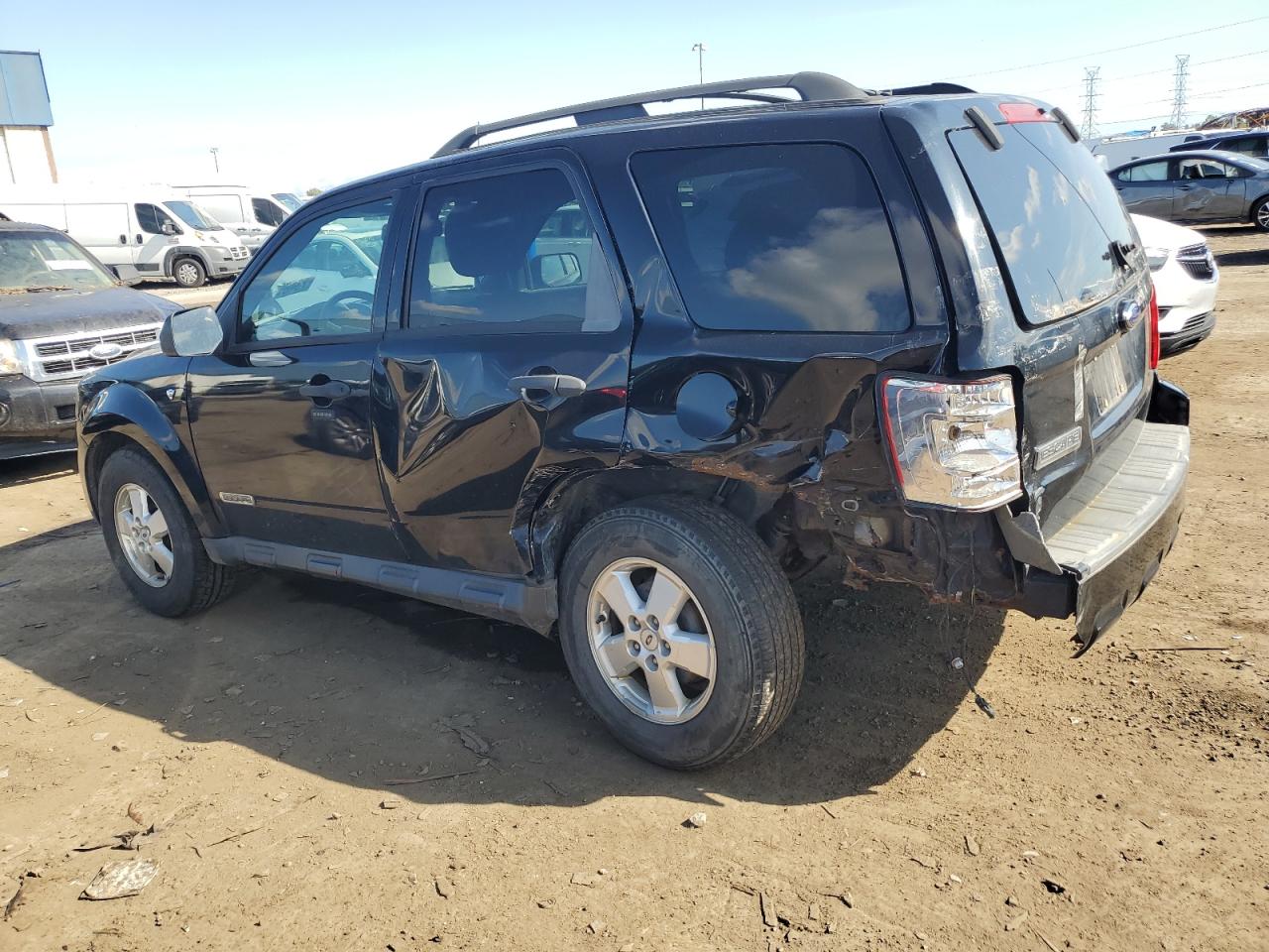 2008 Ford Escape VIN 1FMCU03178KA63811 Copart auction photo, all over / rear end damage thumbnail 2