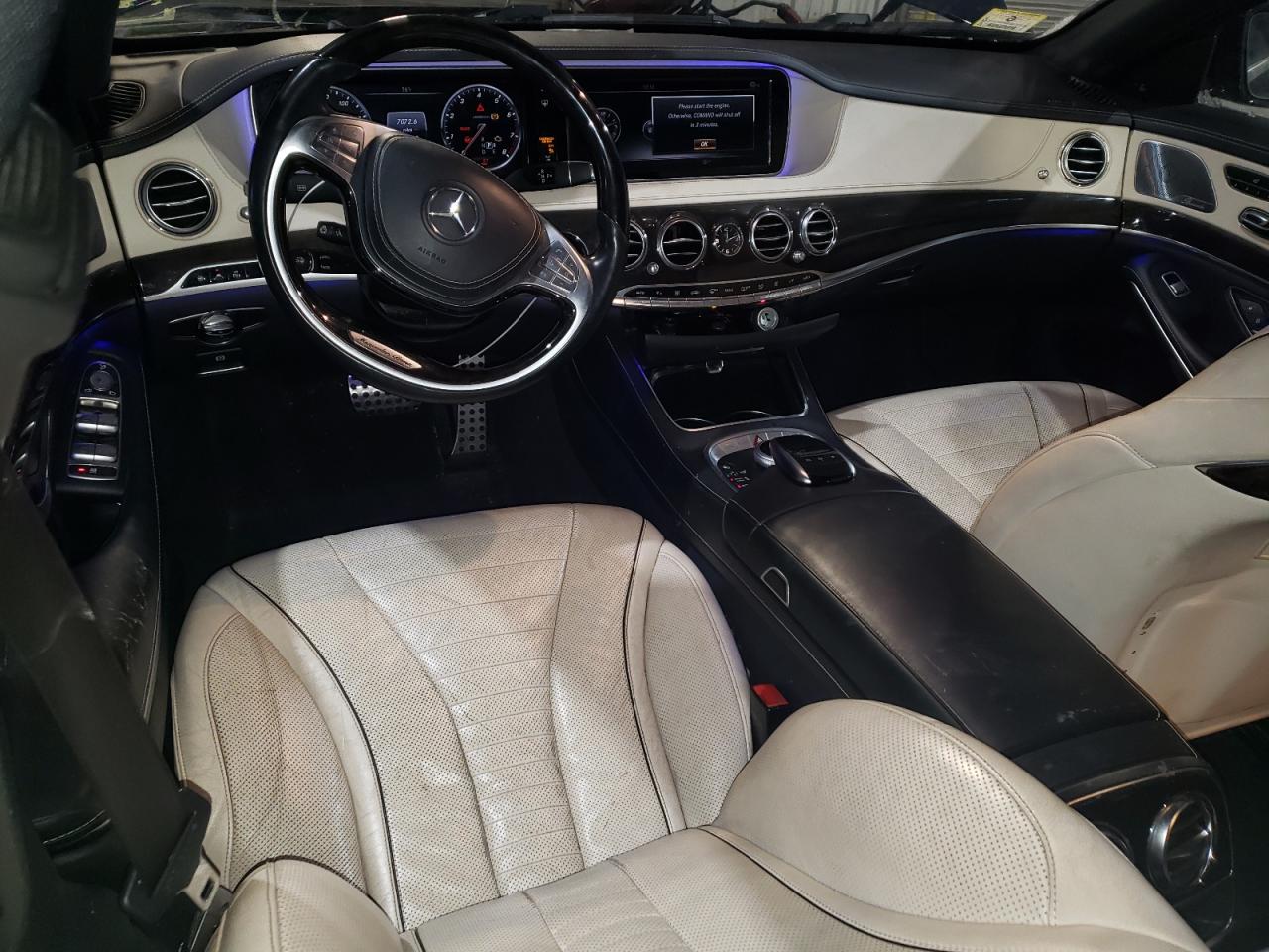 2015 Mercedes-Benz S-klasse VIN WDDUG8FB0FA110107 Copart auction photo, front end damage thumbnail 8