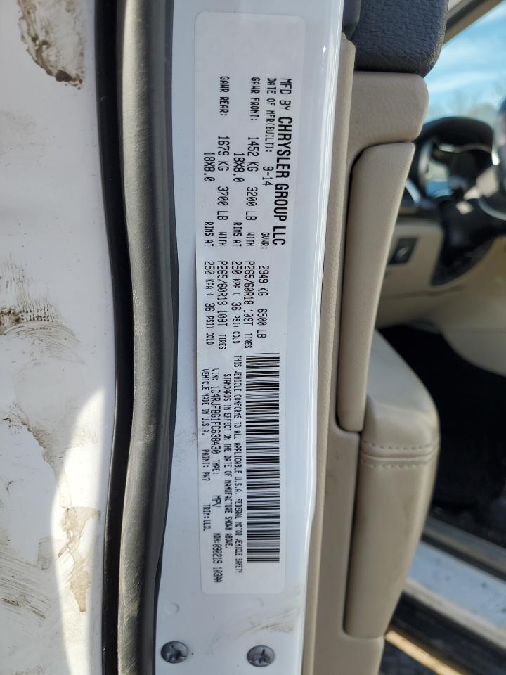 2015 Jeep Grand Cherokee VIN 1C4RJFBG1FC638430 Copart auction photo, front end / minor dent/scratches damage thumbnail 14