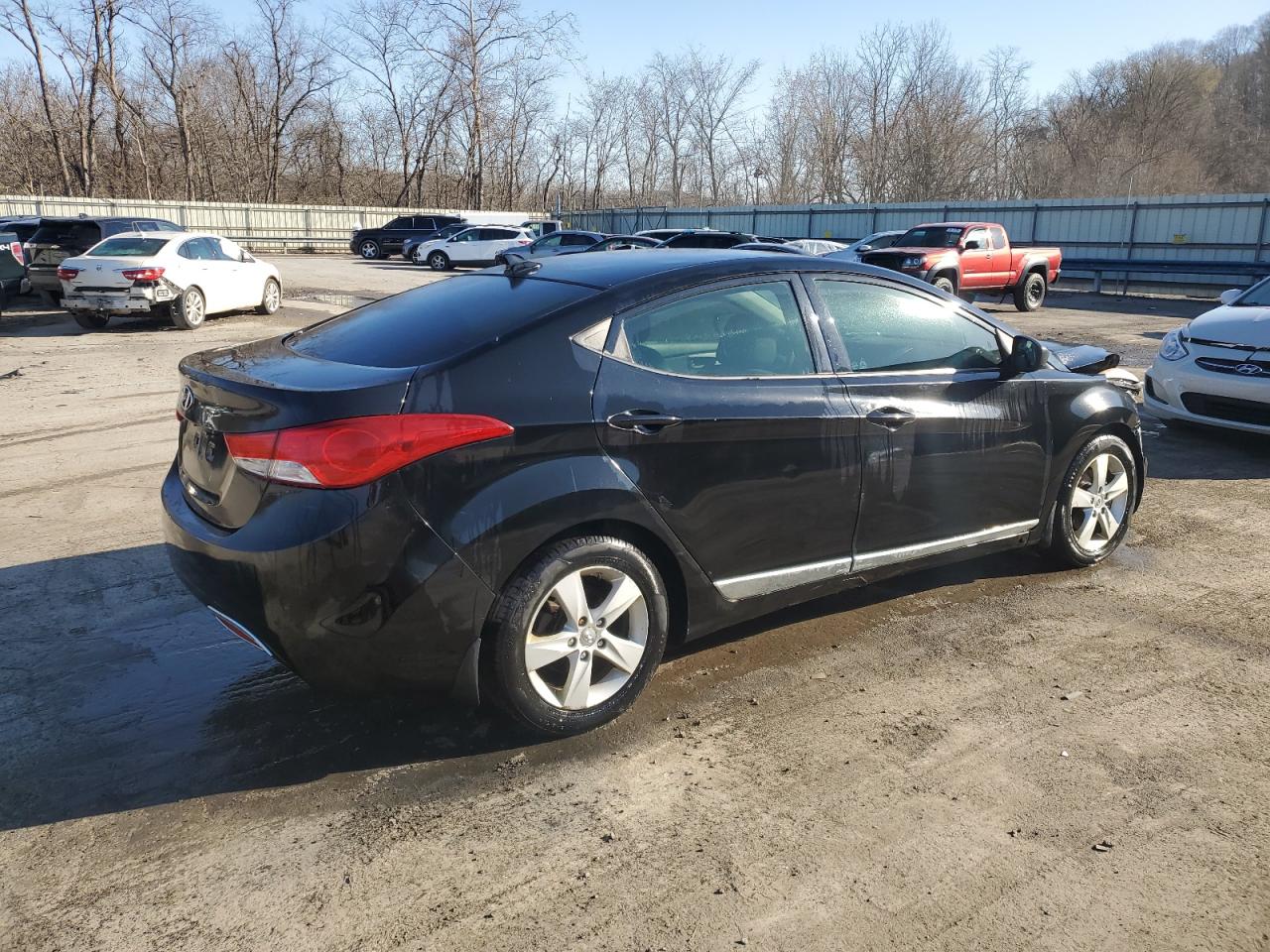 2013 Hyundai Elantra VIN 5NPDH4AE1DH429460 Copart auction photo, front end damage thumbnail 3