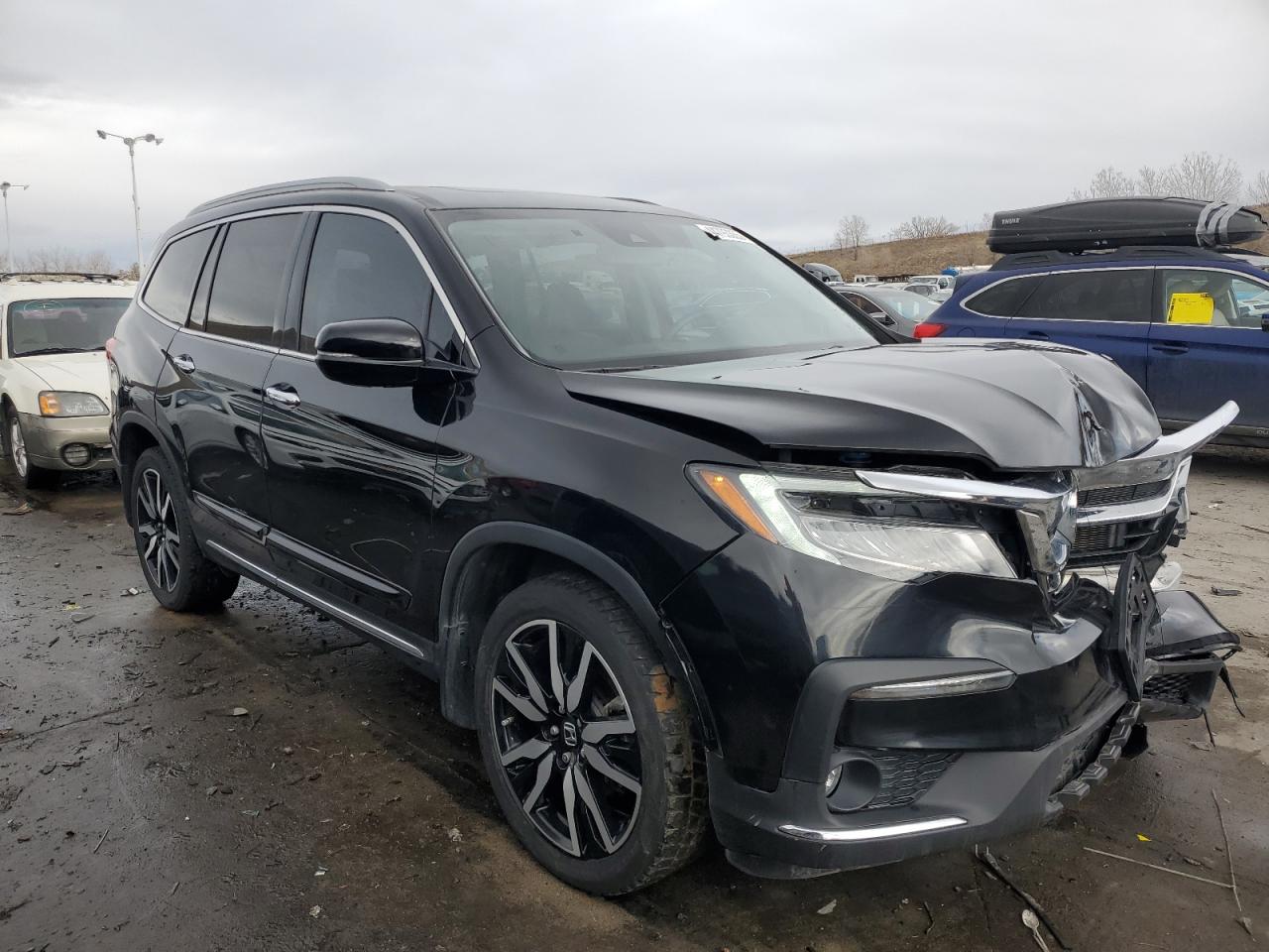 2022 Honda Pilot VIN 5FNYF6H62NB084022 Copart auction photo, front end damage thumbnail 4